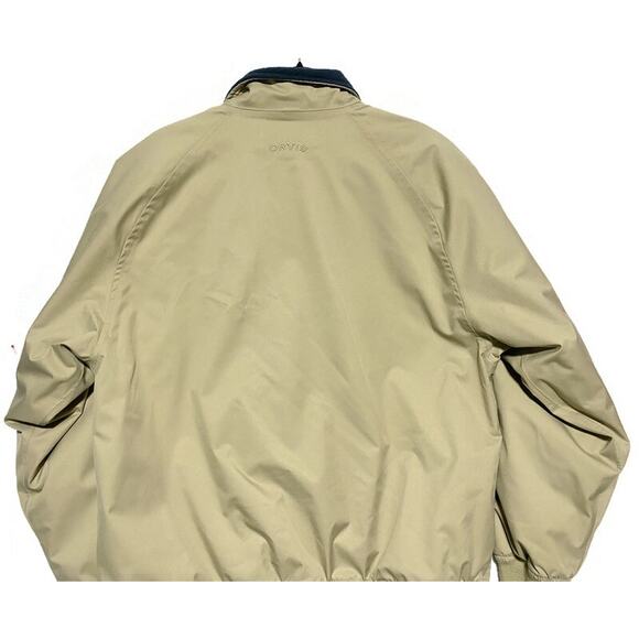 Orvis Zip Up Jacket Men's Size Large Brown Lined Polyester Short - Picture 5 of 8